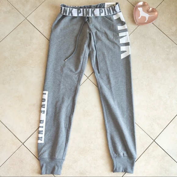*NEW* VS PINK Pullover & Jogger Gray SET Size XS - Picture 10 of 15